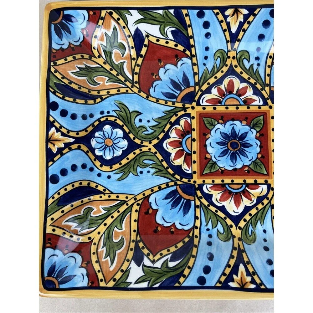 ESPANA Tabletops‎ Unlimited LA BARCA Rectangular Serving Platter 16X12” Mint